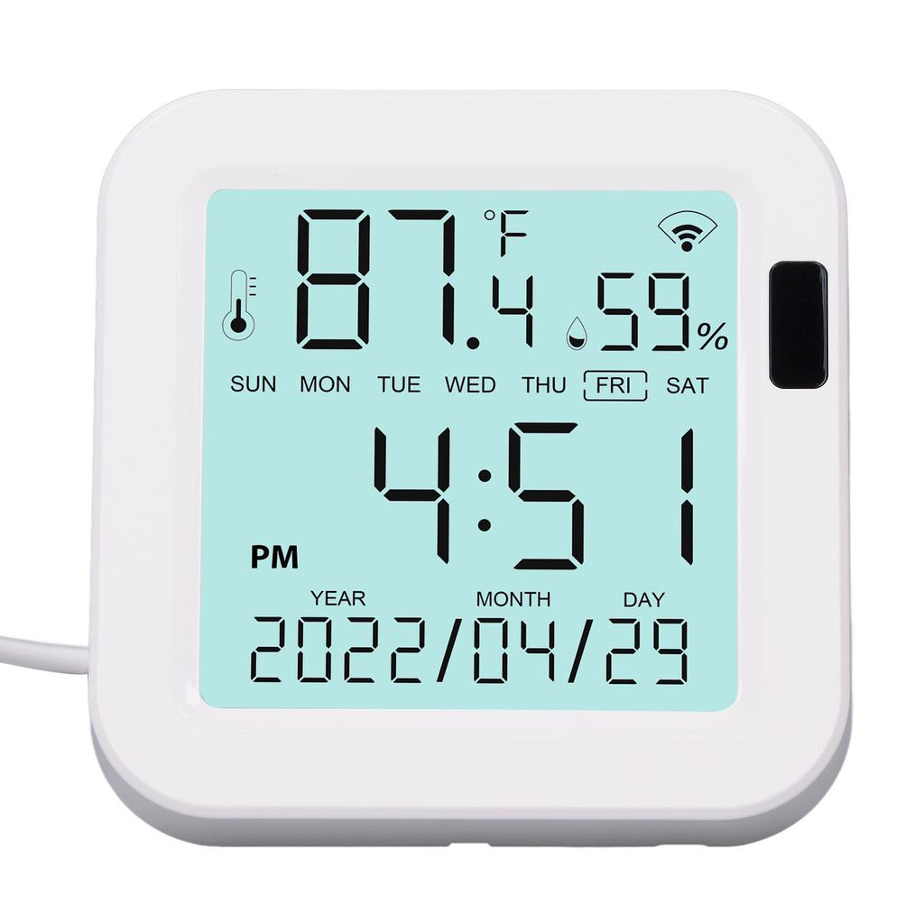 Thermometer Hygrometer LCD Backlit Display 0 to 60 celsius 0percent to 99percent RH Smart Temperature and Humidity
