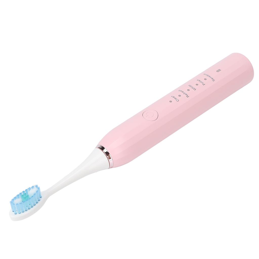 Electric Tooth Brush Waterproof USB Charging 5 Modes Safe Reliable ABS Noiseless Sonic Toothbrush for Home Travel