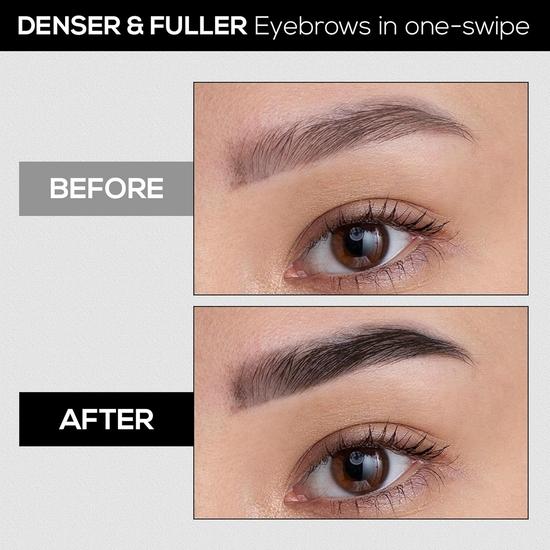 RENEE Browfill Eyebrow Pen- Black, Waterproof & Smudge-proof, One Swipe Application with Micro Precision, Natural & Long-lasting Finish