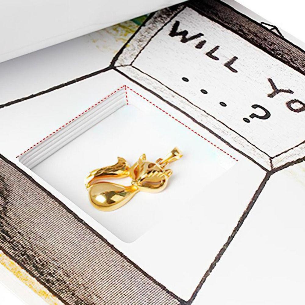 Kreativní trendy Ručně listovaný knižní kit Romantický flip book kit Překvapení pro žádost o ruku