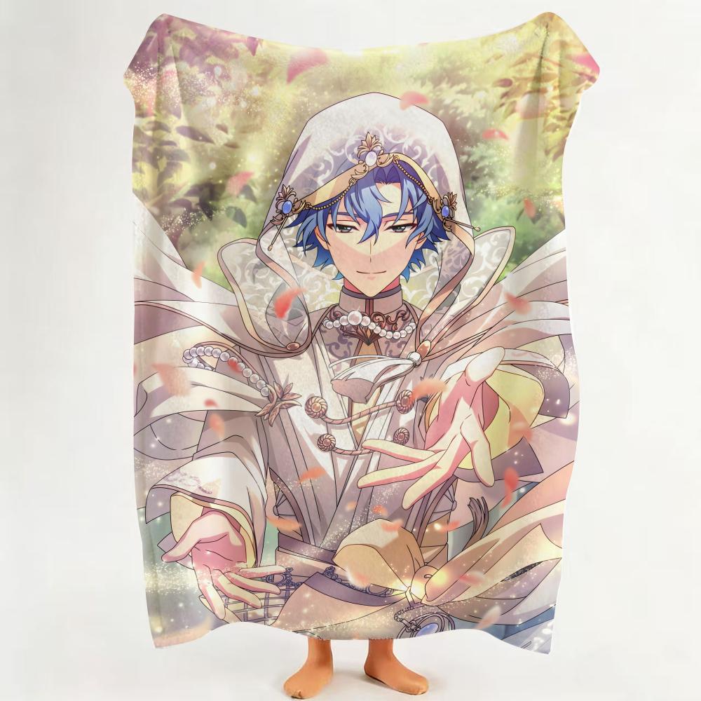 Novel W Wizard's P Promise Flannel Blanket Suitable for Sofa Living Room Bedroom
