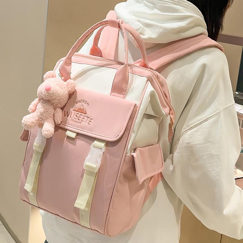 Handbag Elementary school girl High value girl Cute letter children Small backpack