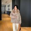 Autumn Winter Thicken Warm Parka Women Casual Sweety Solid Color Big Pocket Loose Jackets Outwear