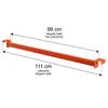 Mega-M HL G-110 cm crossbeam, 5 cm crossbeam for orange N plate
