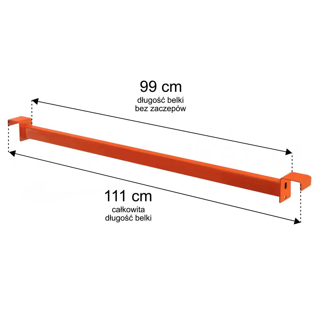 Mega-M HL G-110 cm crossbeam, 5 cm crossbeam for orange N plate