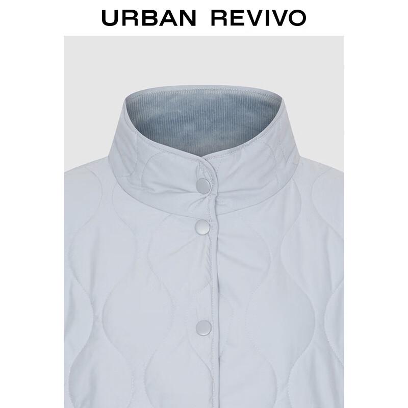 Women's Quilted Stand-Collar Drawstring Jacket