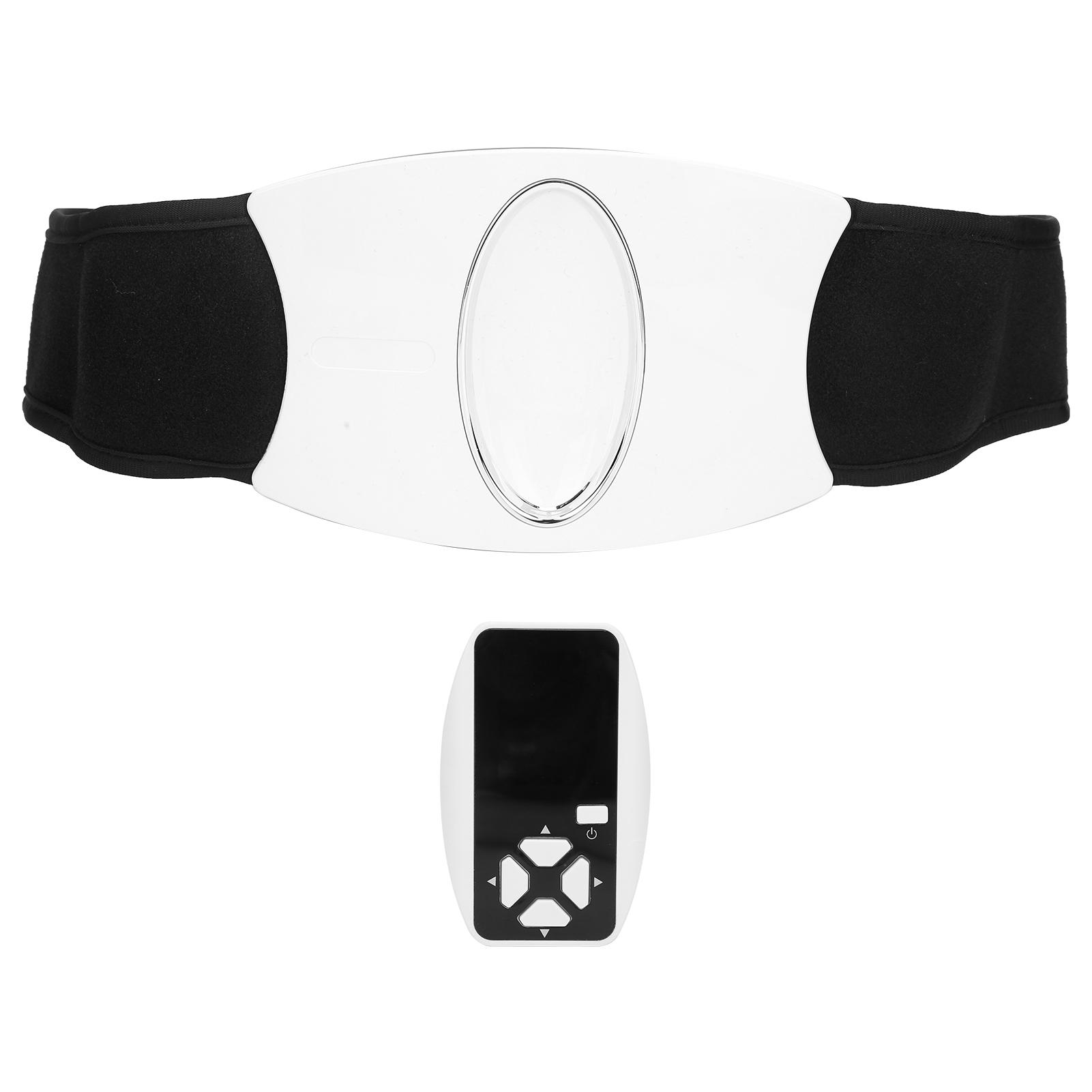 

Перезаряжаемый интеллектуальный массажный пояс для талии и живота, импульсный вибрационный массажер для живота с подогревом