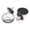 Motorcycle Handlebar Accessory Hand Rear View Side Mirrors 22mm 7/8" 1 Pair Universal