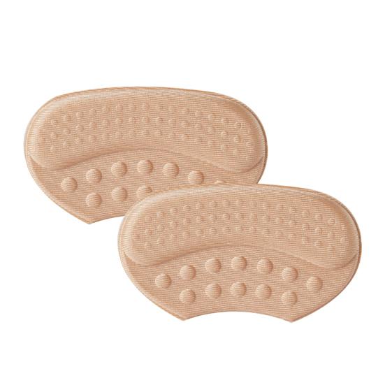 

Heel Grips Cushions Elastic Sponge Shoe Patch Prevent Blisters Reduce Shoe Size Comfort Pads for Leather Shoes Canvas Boots 3mm бежевий