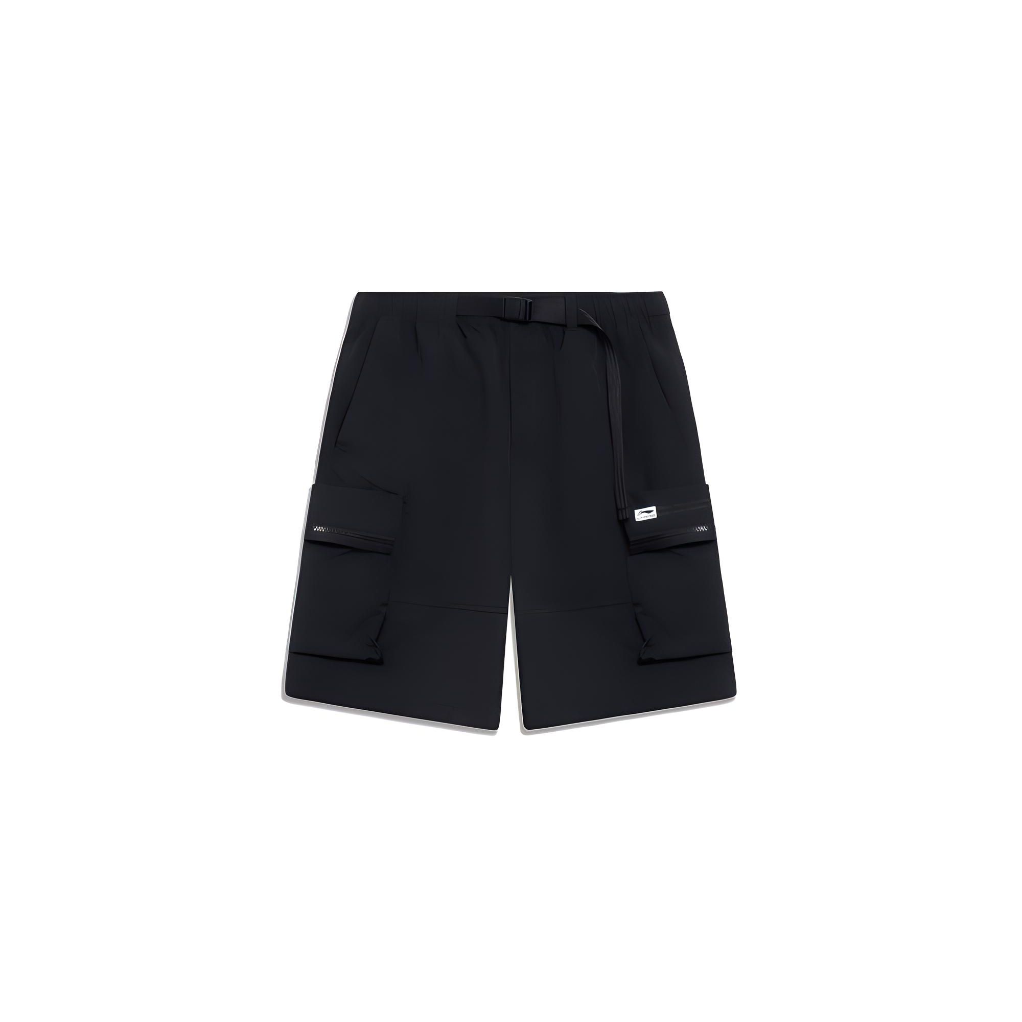 

Li Ning Sports Lifestyle Series Шорты мужские прямые свободные с принтом букв черные AKST643-1 XL