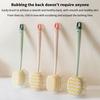 Double Sided Scrubbing Tool Bath Brush Long Handle Soft Fur Bath Brush Detachable Scrubbing Towel Strong Back Rubbing