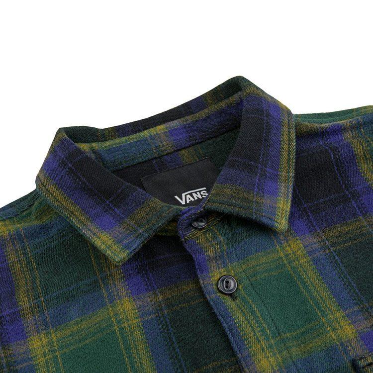 Vans Shirts Men's Green Pointed Collar Moderate Other VN0A5KLYZ17