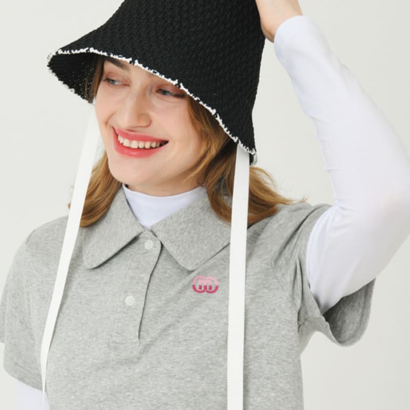 

DOYOUKNOWMC Двухцветная панама с черной лентой - Шикарная летняя панама [25SS] black