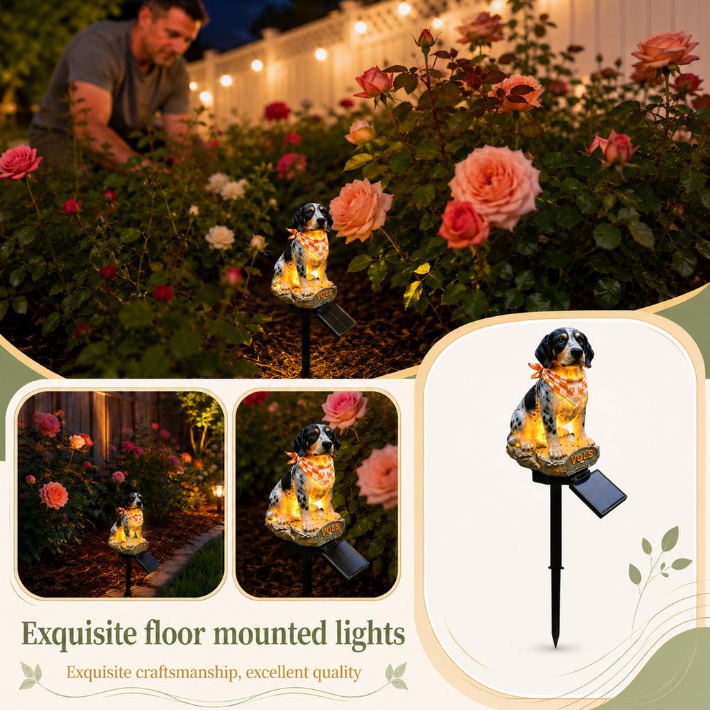 Outdoor Garden Light Statue for Halloween Decorations - Powered Patio Yard