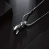 European and American Pappas Goddess Sorayama Moto Beauty Ex Machina Couple Necklace Fashion Exaggerated