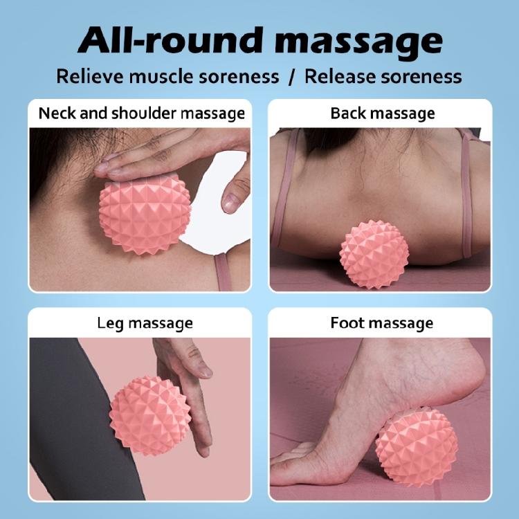 Professional Silicone Massage Ball For Targeted Muscle Release Compact Design For Athletes And Sedentary Worker