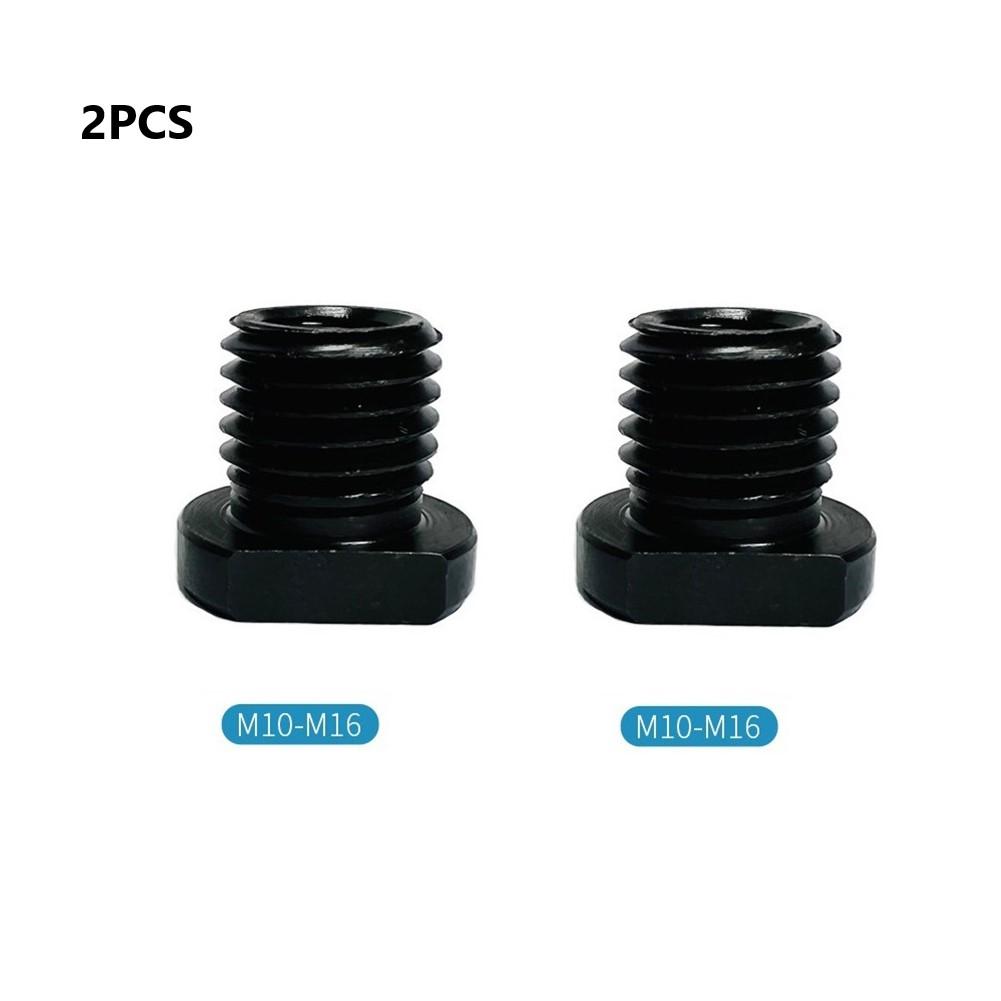2 Pcs Angle Grinder Converter Connector M10 To M14/M16 Thread Connecting Adapter Steel For Polishing Machine Tools Parts