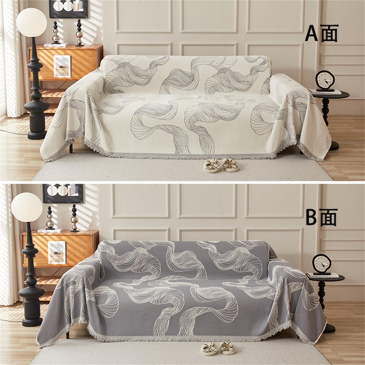 

1 шт. Чехол для дивана Chenier Simple Line, универсальное нескользящее полотенце для дивана, на все времена, современное украшение для гостиной 180X130CM