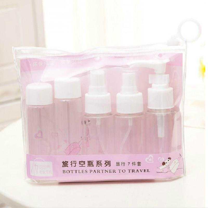 Portable Travel Out of The Lotion Bottle Spray Bottle Hydrating Bottle 7 Sets
