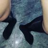 Men's Summer Nylon Glossy Black Formal Socks - Mid-Calf, Lightweight, Reflective Finish