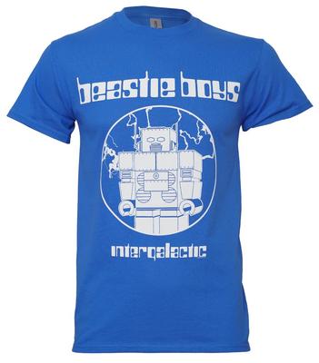 La T-shirt dei Beastie Boys Robot Intergalattico Blu Nuova Ufficiale