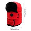 Outdoors Thick Bomber Hat Warm Winter Hat Bonnet Windproof Earflap Pilot Caps for Men Women