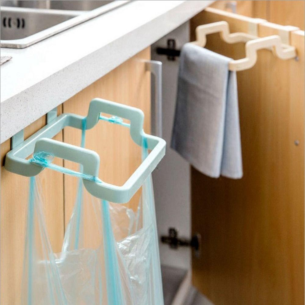 Practical Home Tool Trash Rubbish Bag Holder Garbage Bag Rack Kitchen Accessories Storage Rack