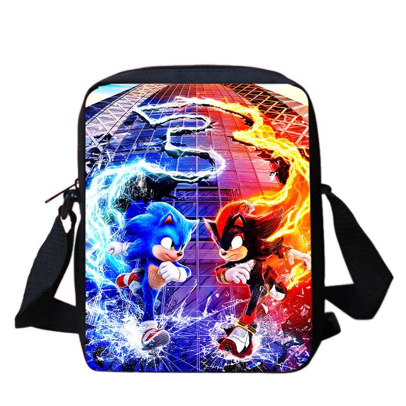 Sonic The Hedgehog 3Sonic3 Meal Satchel Animation Peripheral Storage Bag Stationery Pencil Case