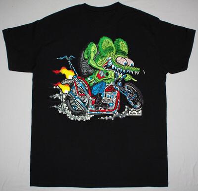 NUOVA ED ROTH RAT FINK Nera Tutte le Taglie S-4XL Maglietta