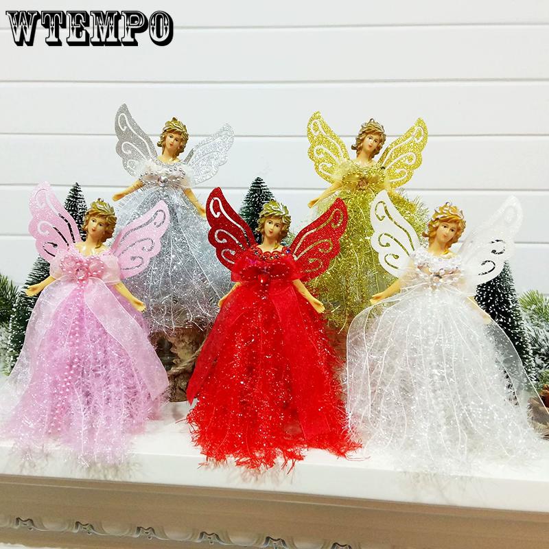 WTEMPO Creative Little Angel Doll Christmas Ornaments Retro DIY Festive Indoor & Outdoor Party Decor Props Christmas Tree Hanging Pendants Gifts