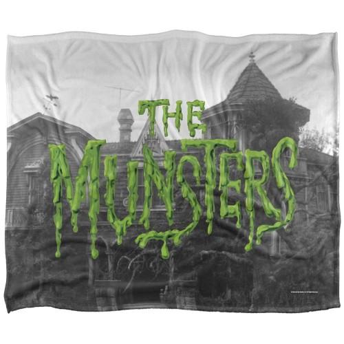 The Munsters Silky Logo Supersoft Blanket