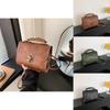 Stylish Vintage Aesthetic Small Square Crossbody Bag For Women In Black Brown And Green