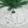 Snow Mini Christmas Tree Skirt Desktop Christmas Tree Base Decoration Cute Star Tree Skirt Ornaments