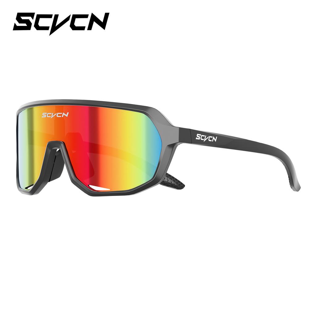 SCVCN Photochromic Sports Sunglasses Polarized Cycling Glasses for Men Mountain MTB Bike Bicycle Goggles UV400 Women Driving