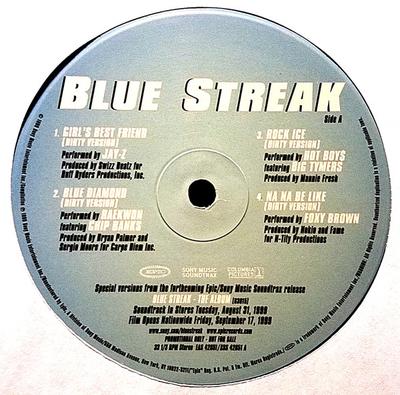 Disc de 12 inch VARIOUS - Blue Streak EAS42851PROMO Epic 1999 SUA Rap & Hip-Hop/R&B Folosit