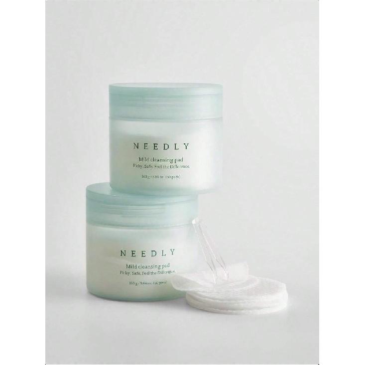NEEDLY Mild Cleansing Pad 160ml(60 Pads) | Triple Deep Cleansing | One-Step Makeup Remover | Barrier Care Cleanser For Sensitive Skin