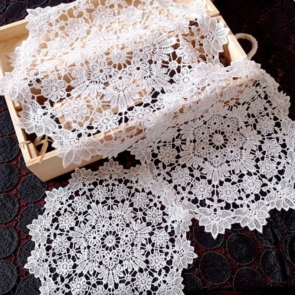 Embroidery Lace Table Cloth Insulated Vase Mat Nordic Style Table Doily  Dining Table