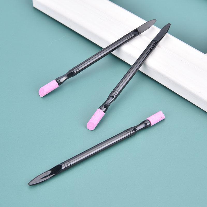 1Pc Nail Art Quartz Pusher Cut Tool Manicure Stone Polish Stick Grinding Rod