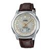 10x Points Casio Waveceptor WVA-M630L Solar Watch Mens Radio Leather Band Black Gold Digital Gift Present Birthday Charging Stylish Simple Analog
