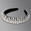 Europäische und amerikanische Mode Kristall Haarband Damen Barock Schwamm Strass Stirnband Haarschmuck