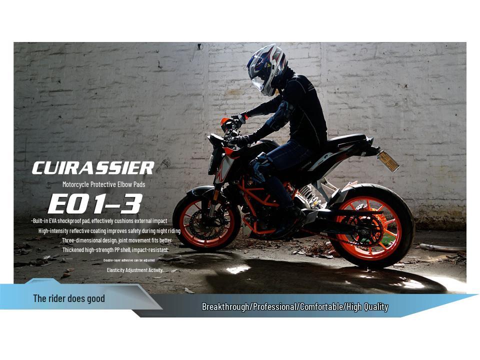 CUIRASSIER Motocyklowe Nakolanniki - Sprzęt Bezpieczeństwa Off-Road, Nowe w Magazynie