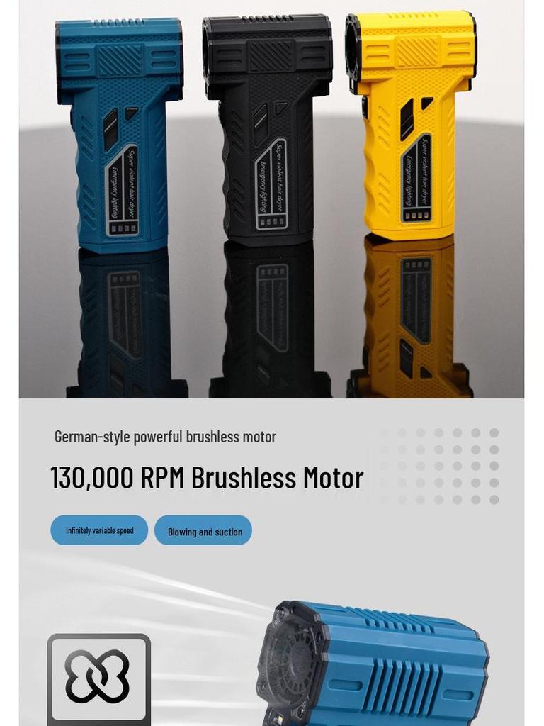 Portable Magnetic Floodlight & Variable Speed Turbine Fan