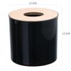 Circular Bamboo and Wood Tissue Box Creative Minimalist Living Room Home Paper Drawer Napkin Box Remote Control Storage Box Roll