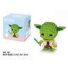 Building Blocks Anime Master Yoda Bricks Cartoon Action Figures Heads Assembly Educational Toys Kid Birthday Gift