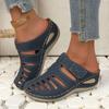 2025 Women Bohemian Style Summer Shoes for Women Summer Sandals with Heels Gladiator Sandalias Mujer Elegant Wedges Shoes