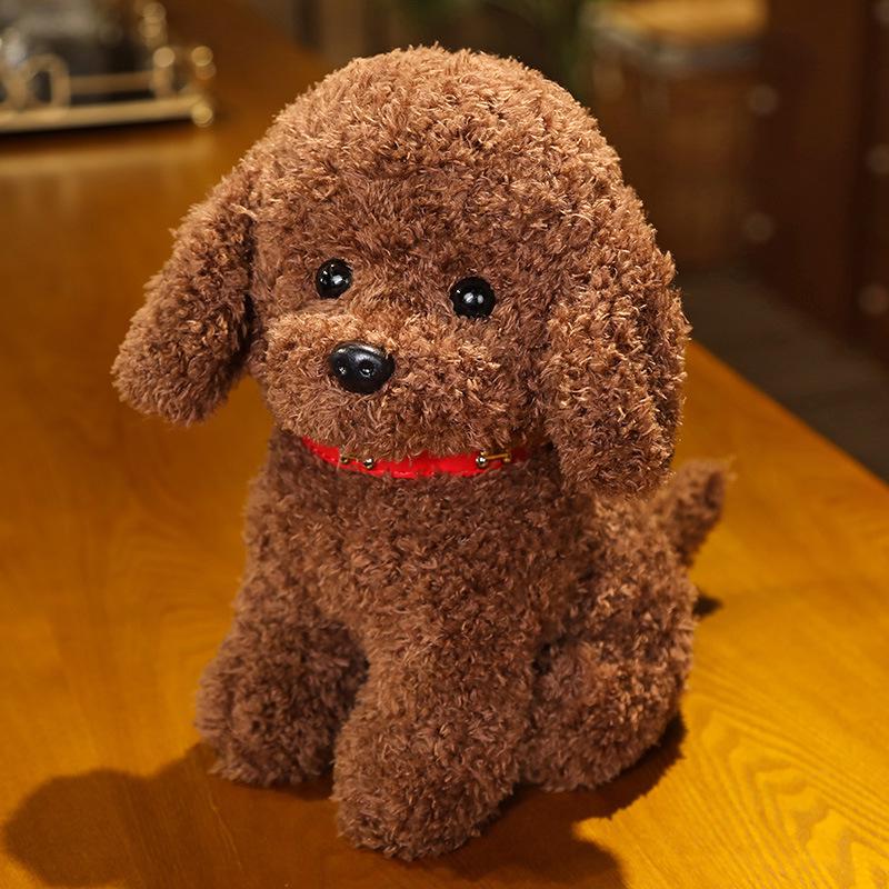 Cute Realistic Husky and Pomeranian Dog Plush Figurine Dolls