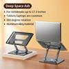 LS652 Laptop Stand Aluminium Alloy Foldable Tablet Rotale Stand Macbook Laptop Portable Fold Holder Cooling Bracket Support