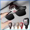 Auto Sun Visor Glasses Box Sunglasses Clip Card Ticket Holder Stand For Mitsubishi Lancer Lancer ASX Outlander 2 3 Pajero Mirage Exzos Pajero 4