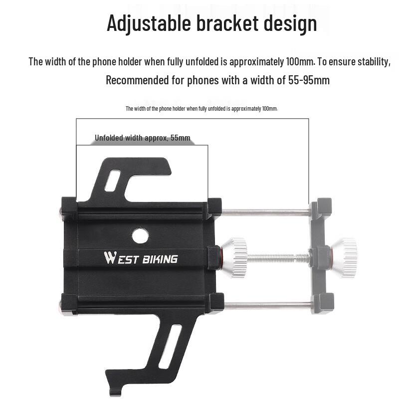 WEST BIKING Fahrrad-Handyhalter