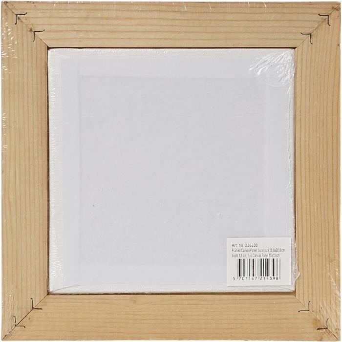 Natural Pine Frame with Good Quality Canvas Glued To the Back On a Thick Cardboard Panel. Ref 226200